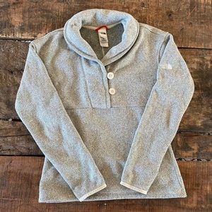 The North Face collared sweater. Great condition.